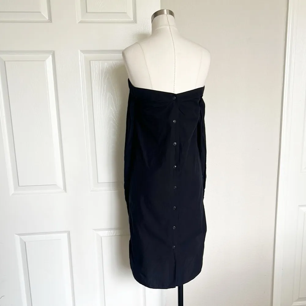 Rag & Bone Kacy Off Shoulder Dress in Black - Image 9