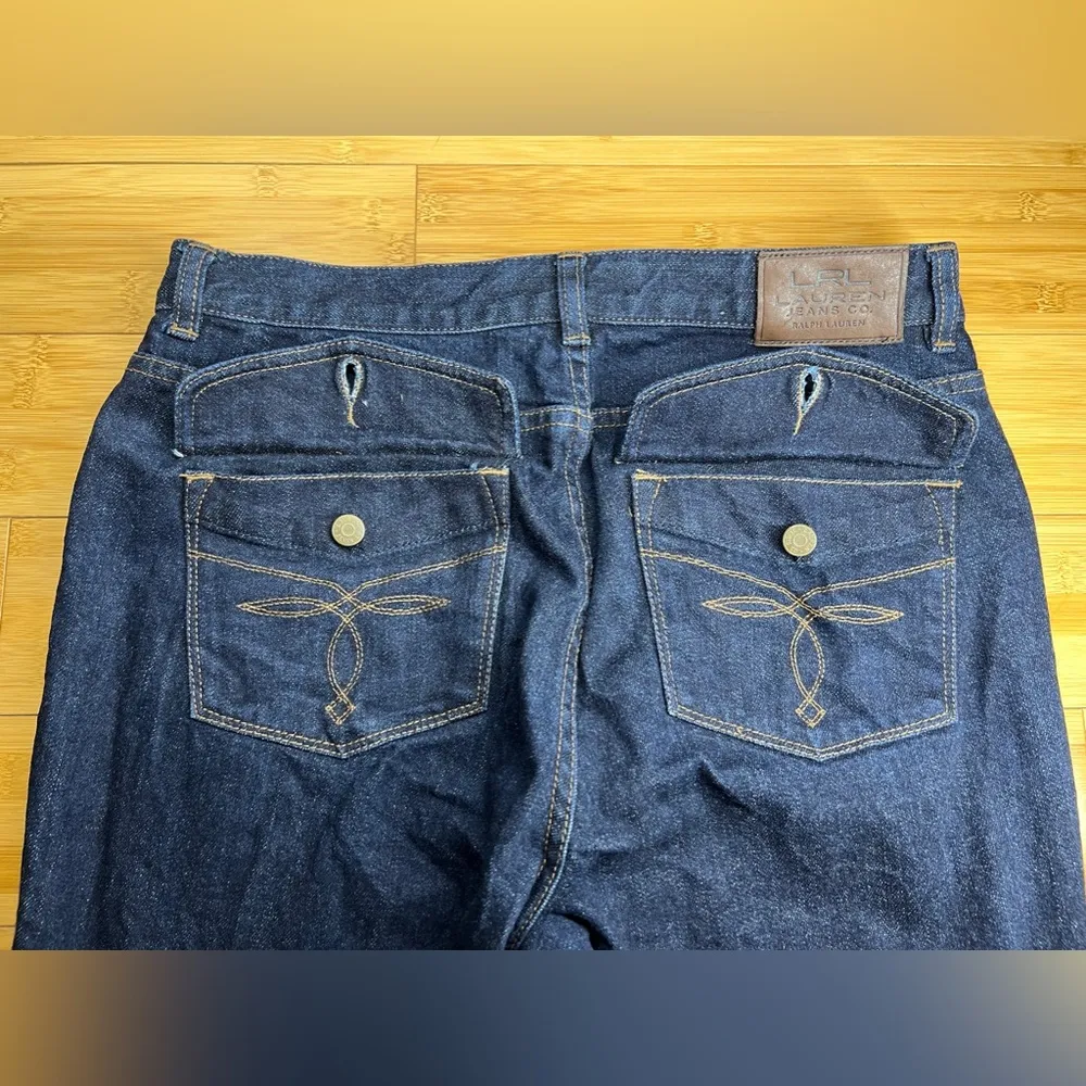 LRL Ralph Lauren Jeans CO. Women's Classic Bootcut Mid Rise Blue Jeans|Size:8 - Image 7