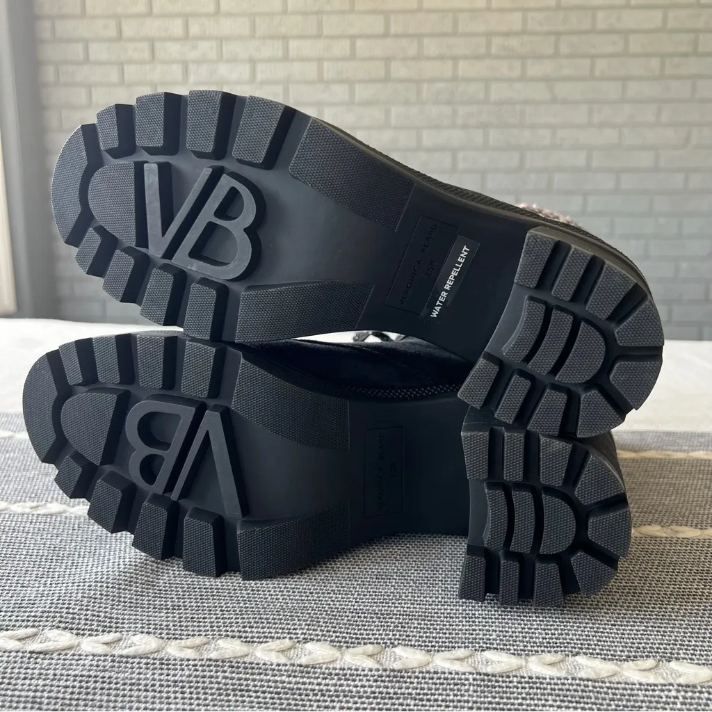 VERONICA BEARD Westport Hiker Boot in Black Eclipse 7.5 - Image 11