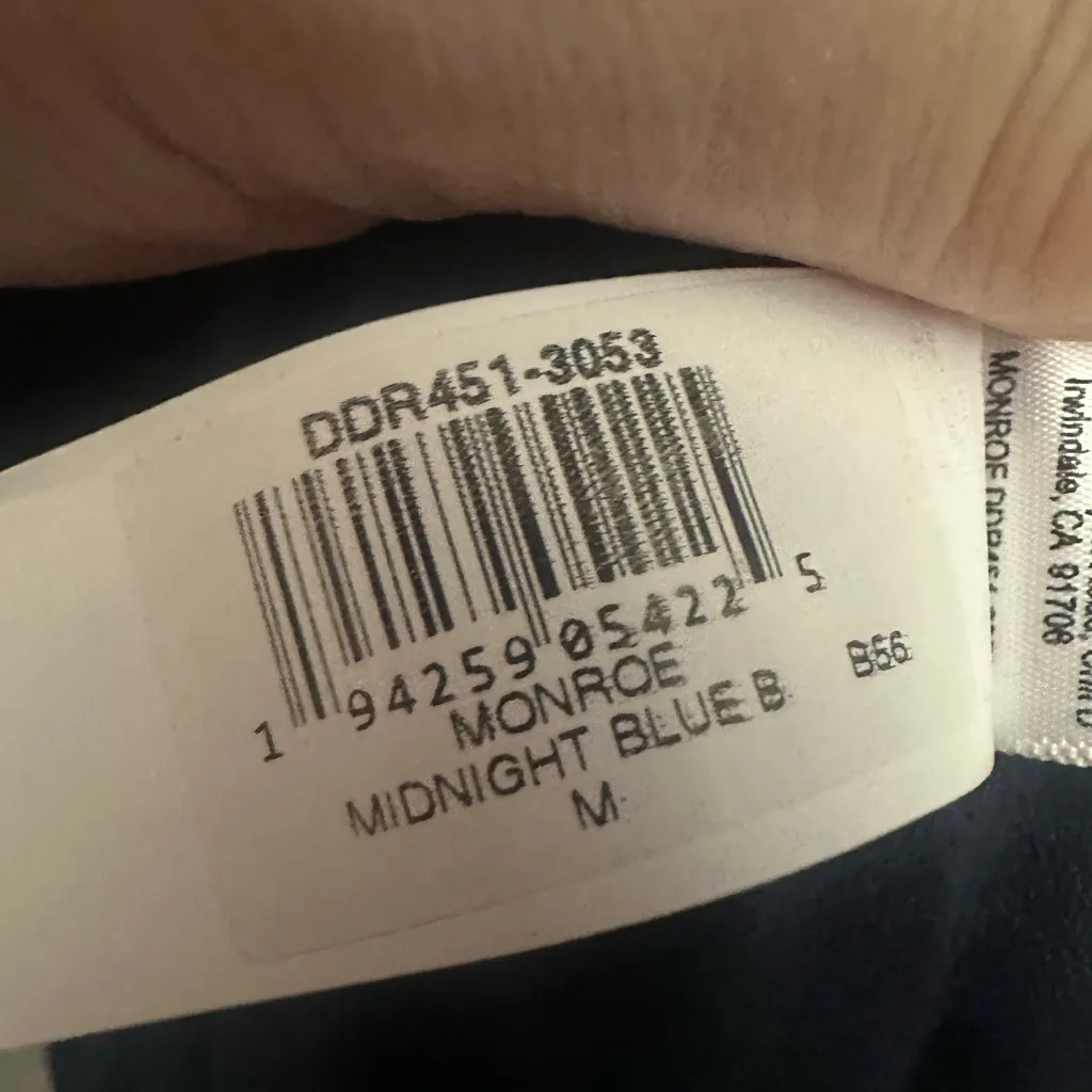 Dress The Population Monroe Side Slit Gown Size Medium In Midnight Blue Formal - Image 11