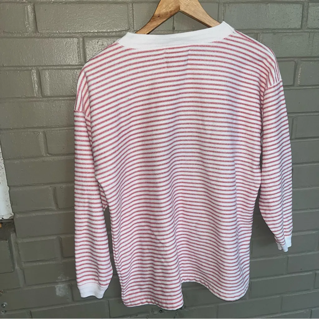 Vintage Bonjour Floral Sweatshirt with “Circa 1990” Embroidered M - Image 5