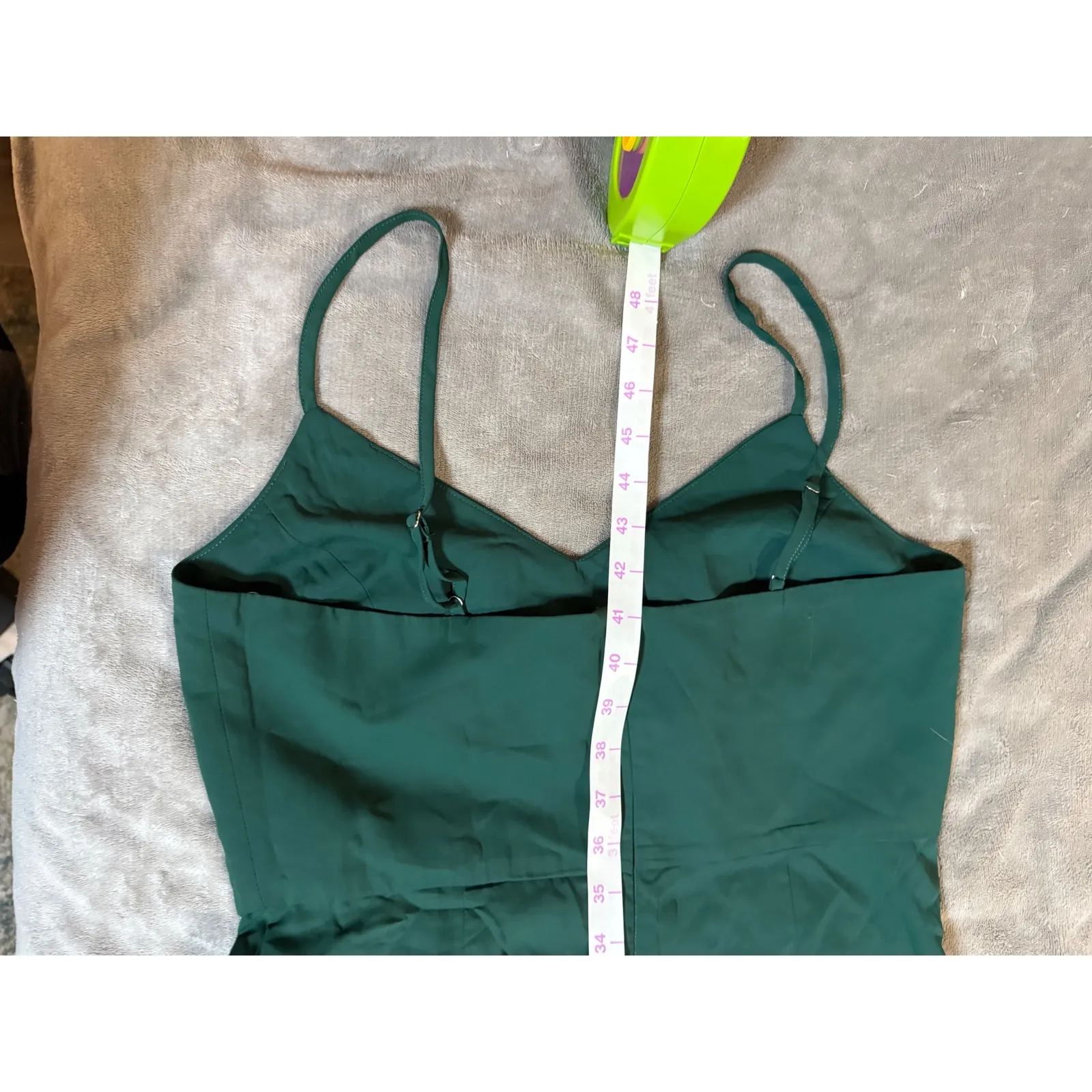 NWOT‎ Lulus Reinette Dark Green Midi Dress Dark Green Size Large Formal Y2K - Image 12