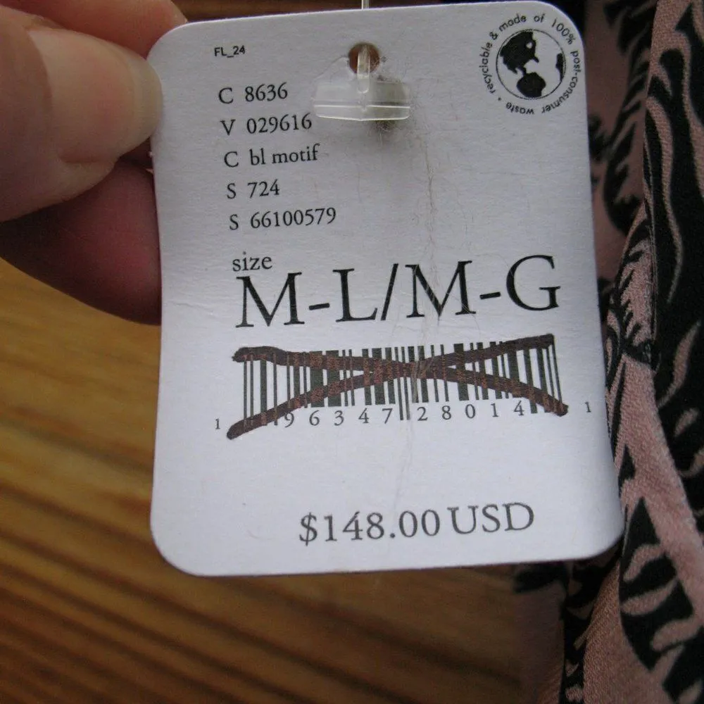 NWT Free People X Onzie Take Me Away Tiger Print Crop Top M L - Image 12