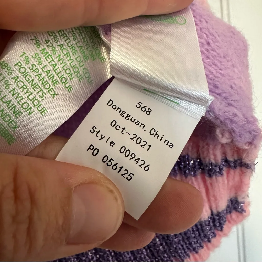 Lilly Pulitzer Dorianna Purple Pom Pom Sweater Womens Medium Pink Wool Blend - Image 7