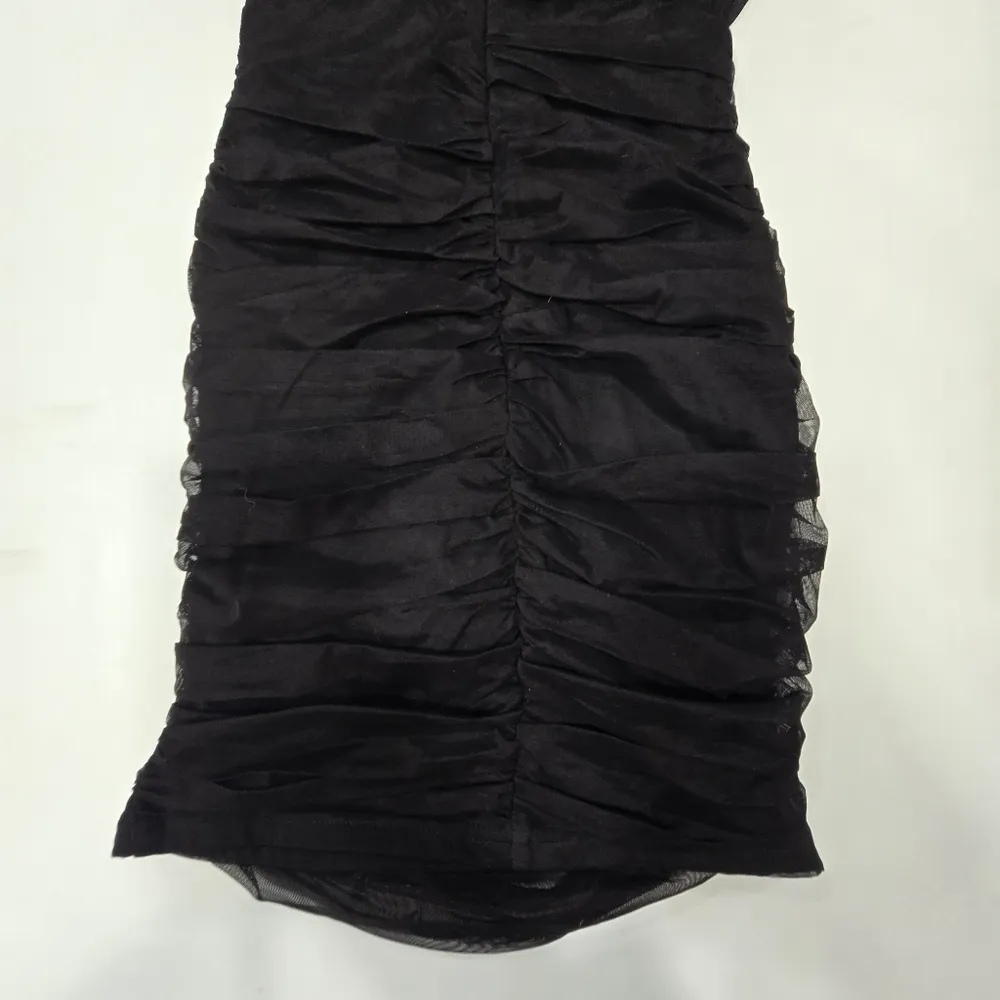Superdown Sonya Bustier Mesh Dress in Black - Image 8