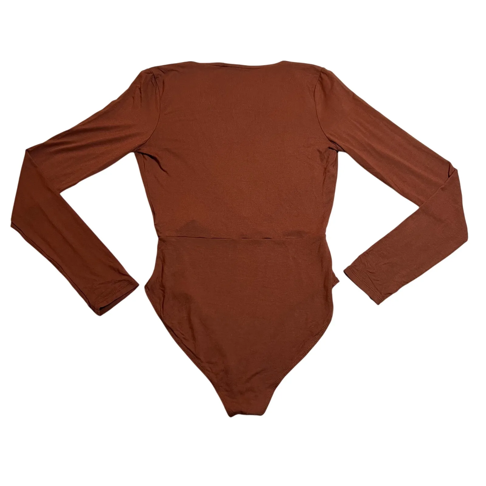 Forever 21 V-Neck Long Sleeve Bodysuit Size Small NEW Casual Party - Image 3