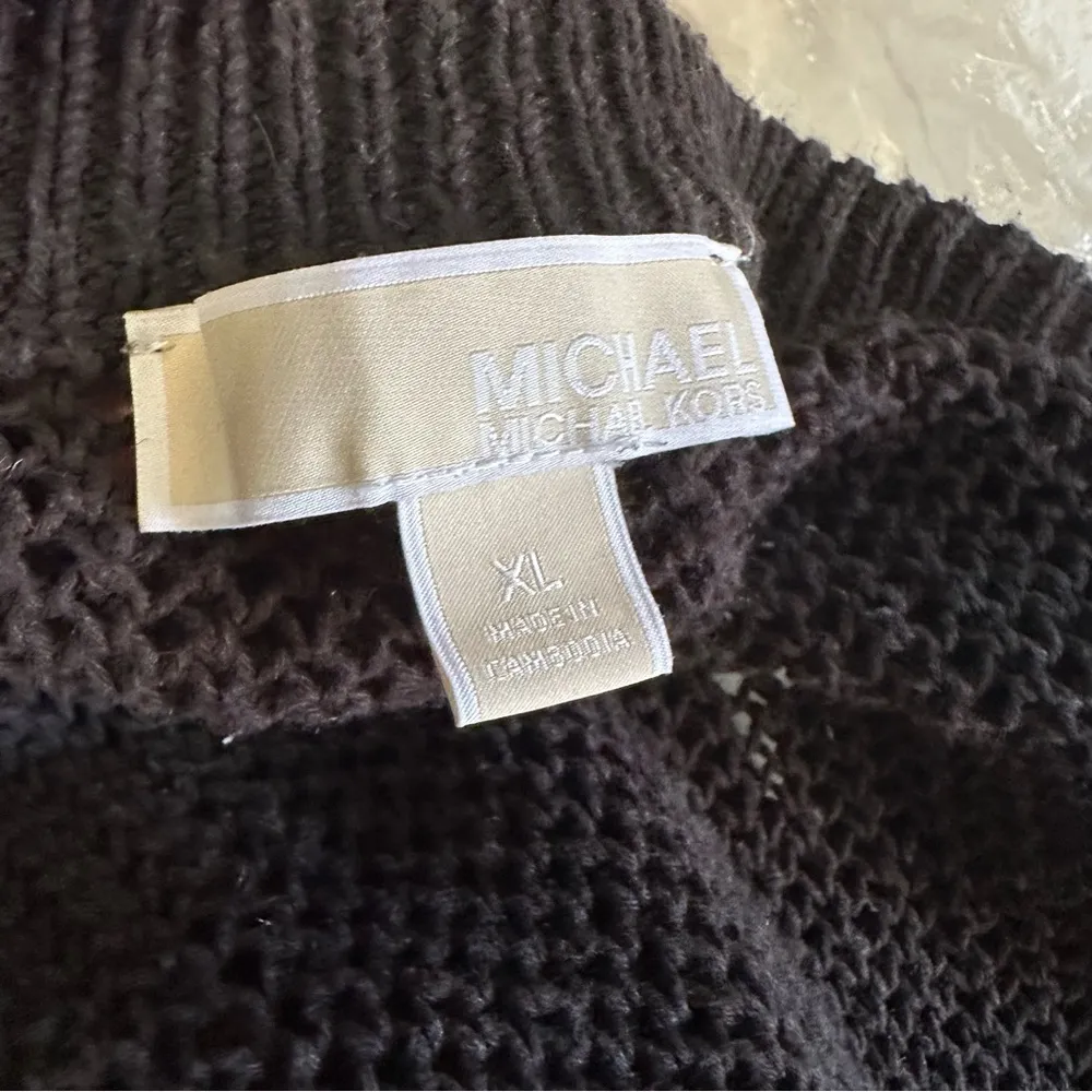 Michael Kors Black Knit Cardigan Sweater - Image 4