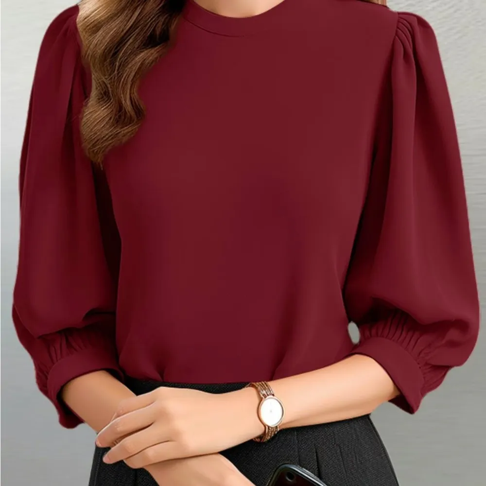 Zanzea Elegant Red Women's Top - Image 4