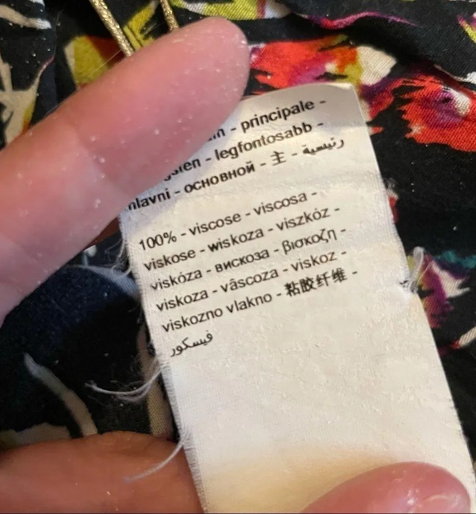 Promod Floral Print Dress Size 8 - Image 5