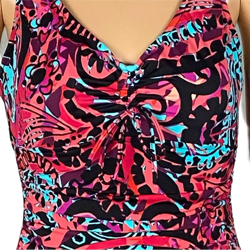 MAGICSUIT by MIRACLESUIT Yasmin onepiece multi-color swimsuit in Dynasty Size 10 - Image 2