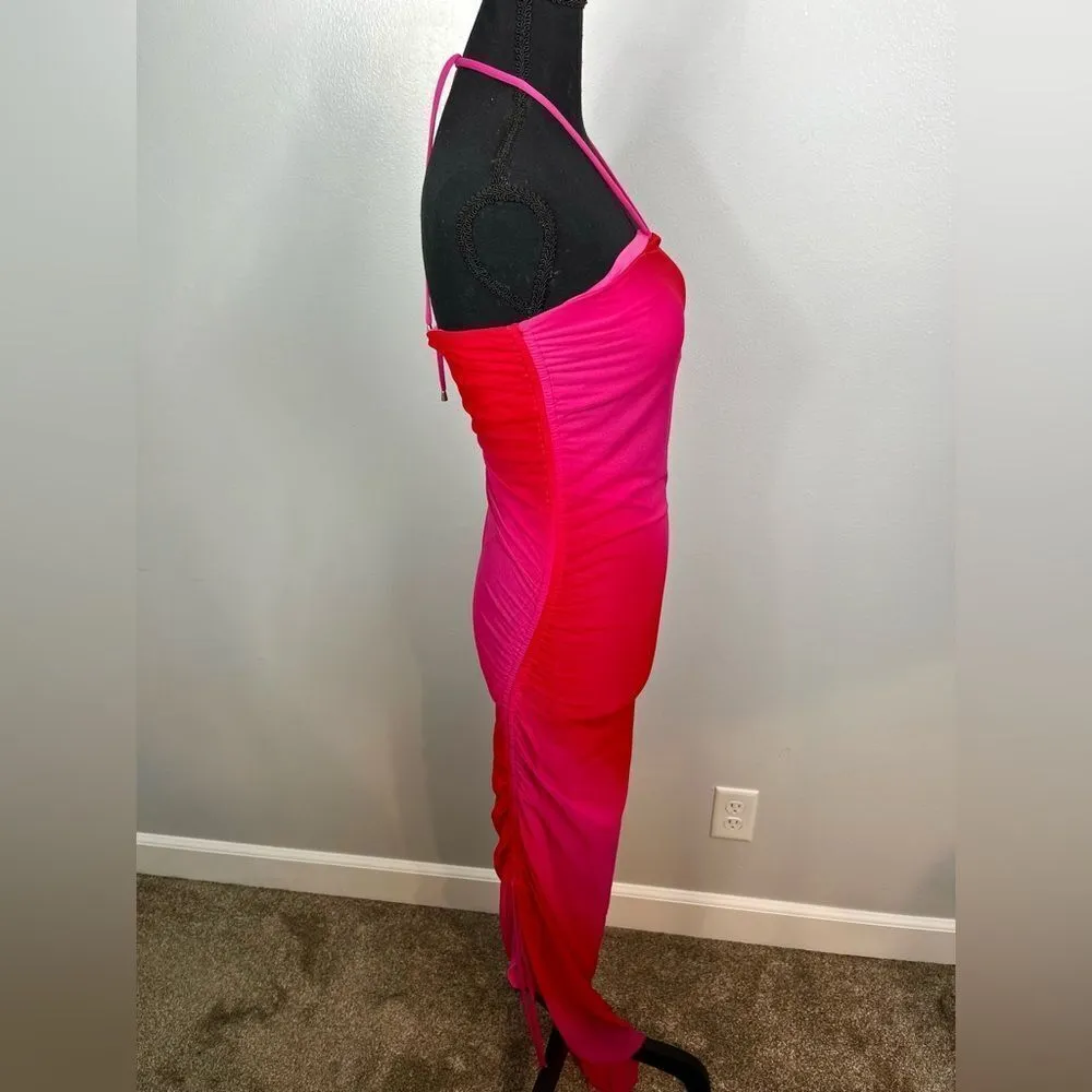 Prabal Gurung WNDR LUST Sani Dress Red Size M - Image 8