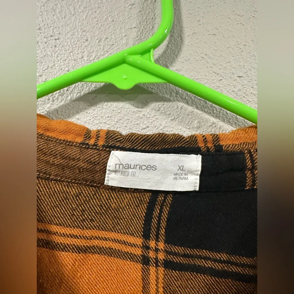 Maurice's Buffalo Plaid Long Sleeve Button Down - Image 3