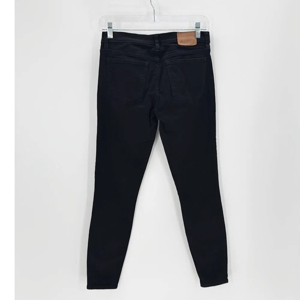 J.Crew black matchstick low rise ankle jeans size 28 preppy nautical classic - Image 2