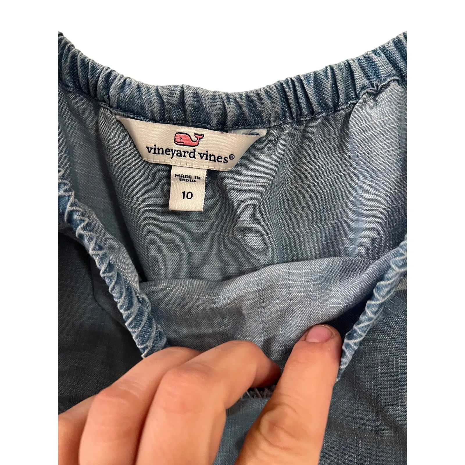Vineyard Vines Martinique Off The Shoulder Top Sz. 10 - Image 3