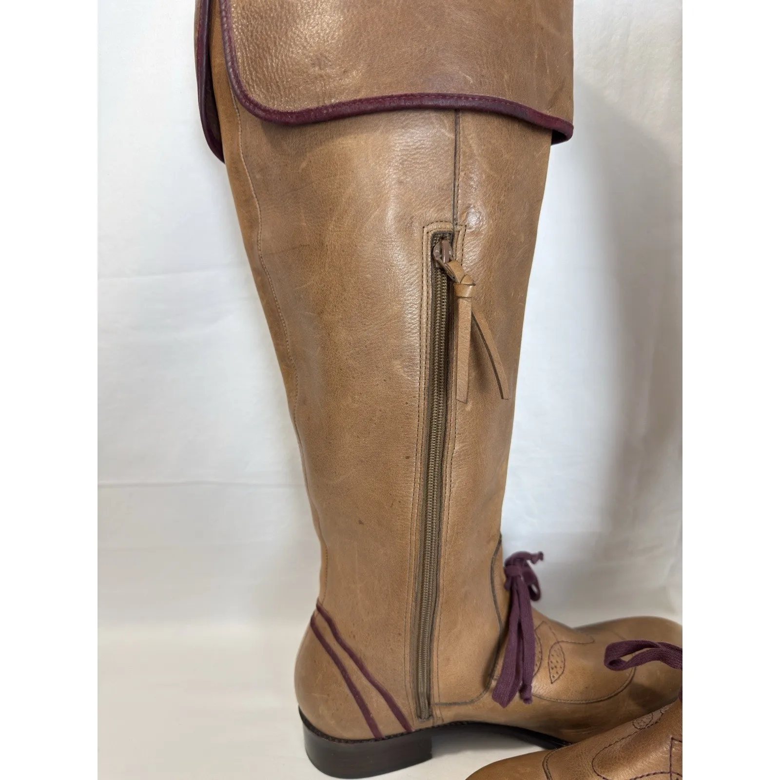 Anthropologie Schuler & Sons Dolmen Ribbon Philadelphia Boots Mujer US 7 B - Image 12