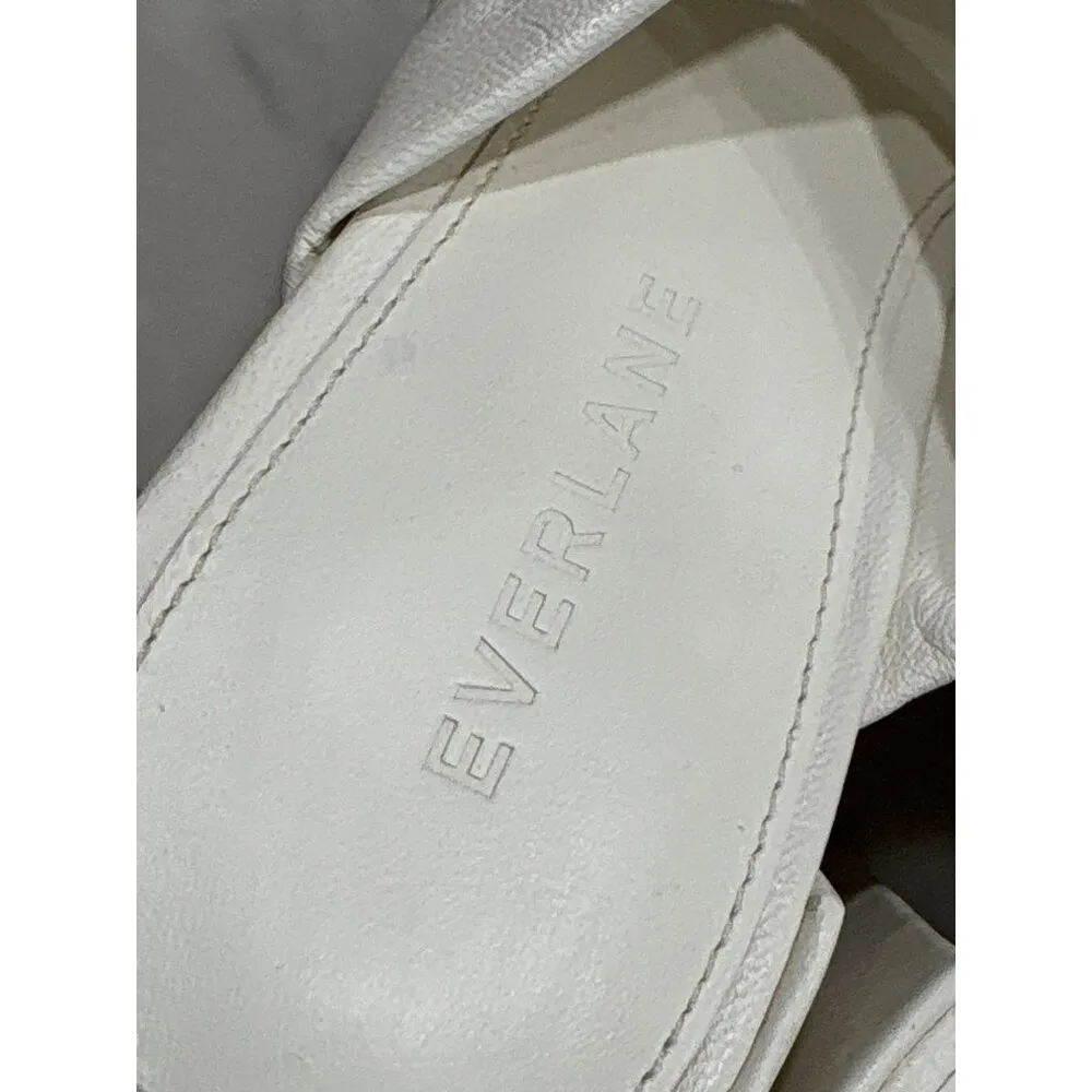 Everlane The Day Twist Heels in Canvas 6 New Womens High Heels Sandals - Image 9