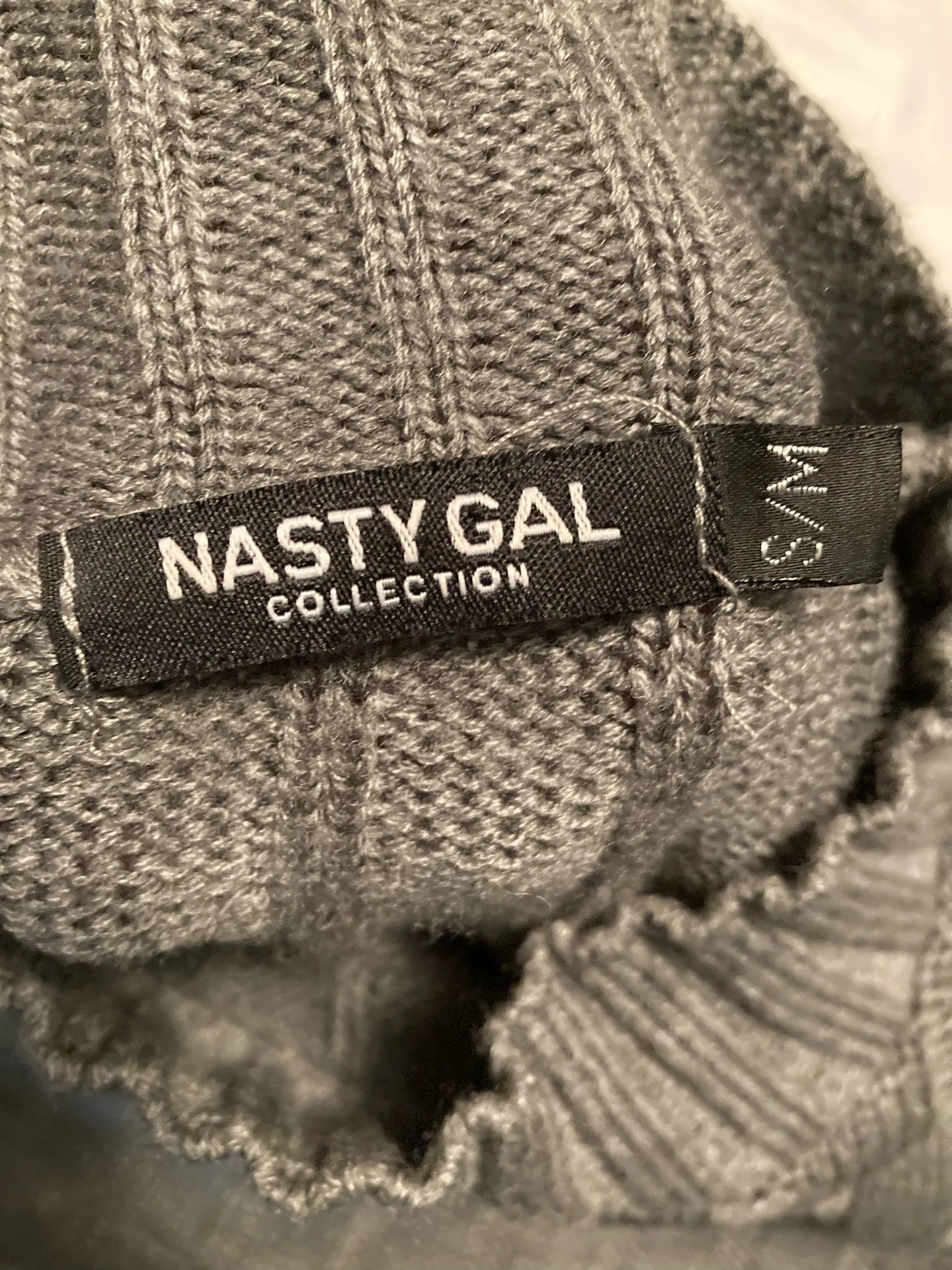 Nasty Gal Top Long Sleeve gray size:S/M - Image 8