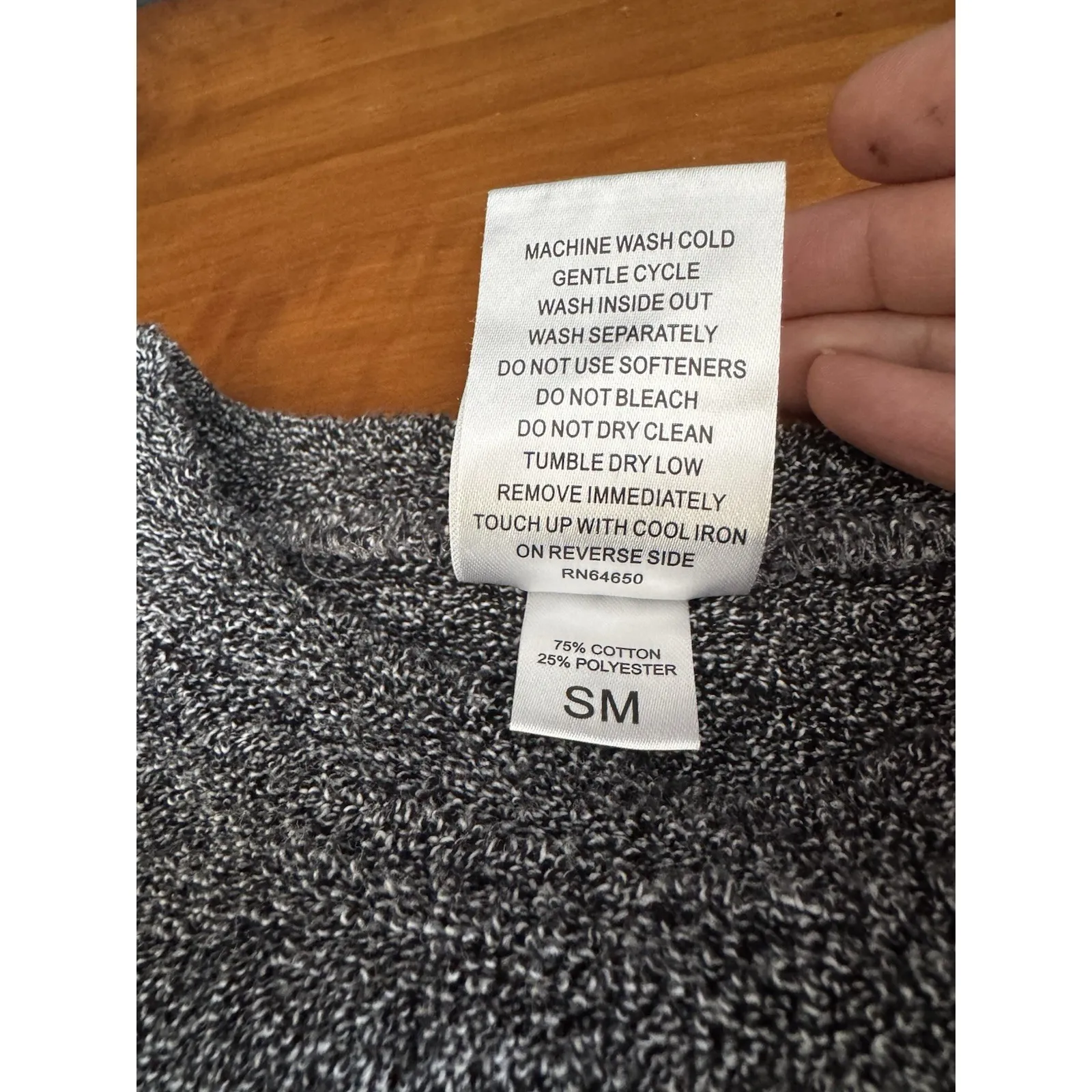 Franklin‎ College Varsity Spirit Crewneck Sweatshirt Size SM Gray Yellow - Image 6