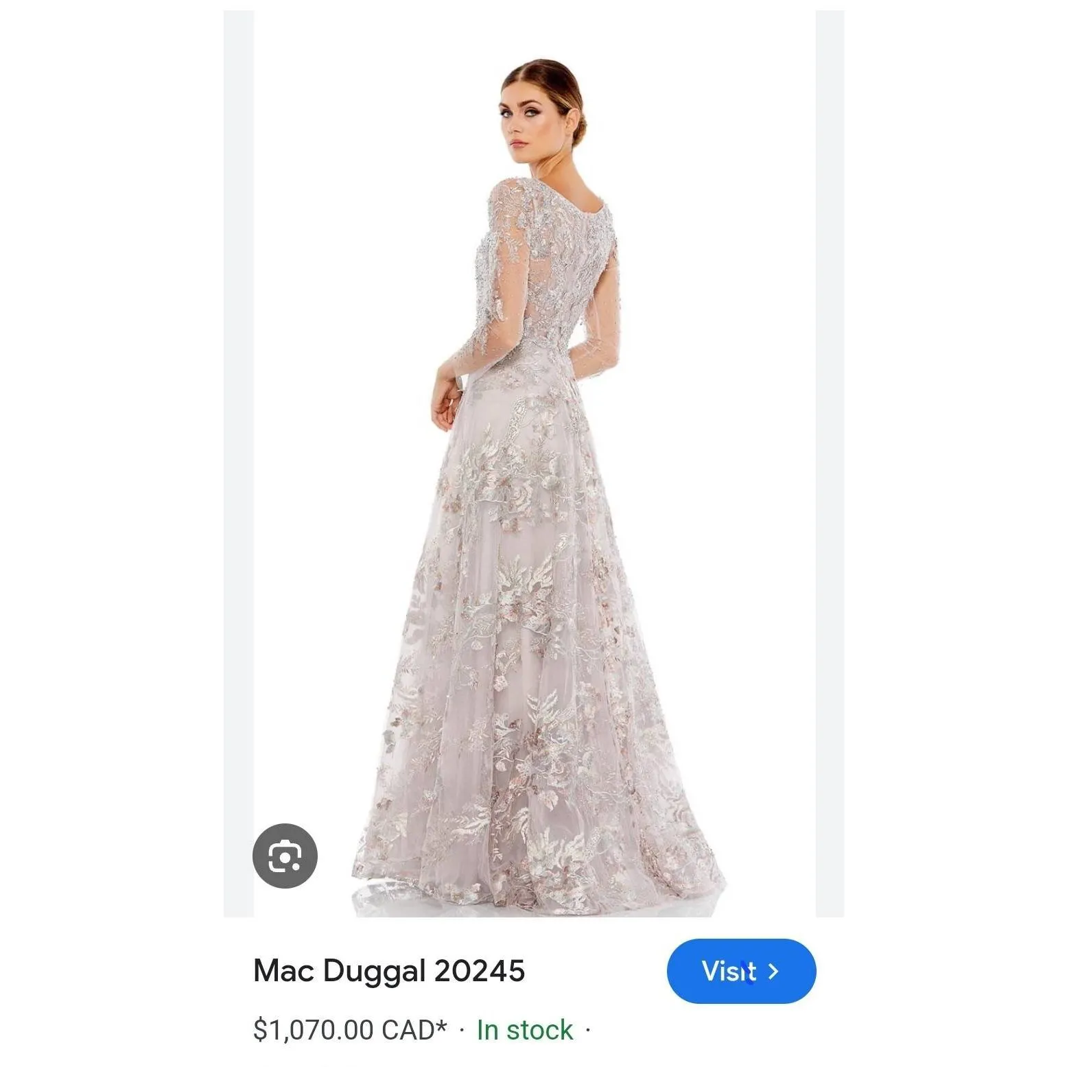 Mac Duggal 20245 Dress $798.00 size 6 - Image 4