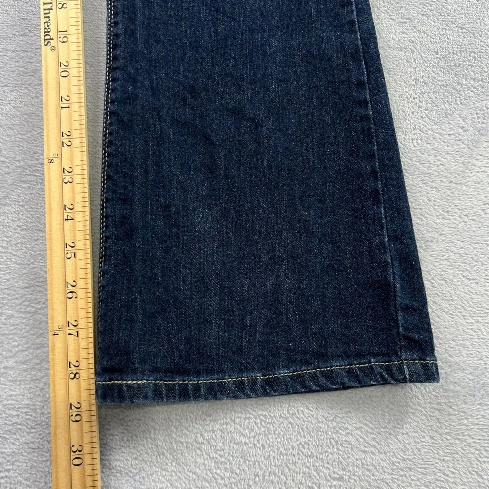 Levi's 526‎ Slender Boot Cut Jeans Womens 29x30 Stretch Flap Pockets Comfy Blue Size 29 - Image 10