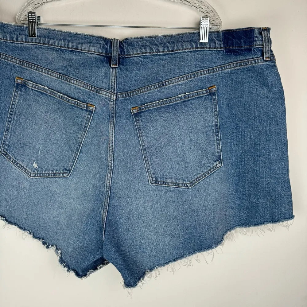 NWT Abercrombie & Fitch Curve Love 90s Relaxed Cutoff Shorts Sz 24 Plus Size - Image 10