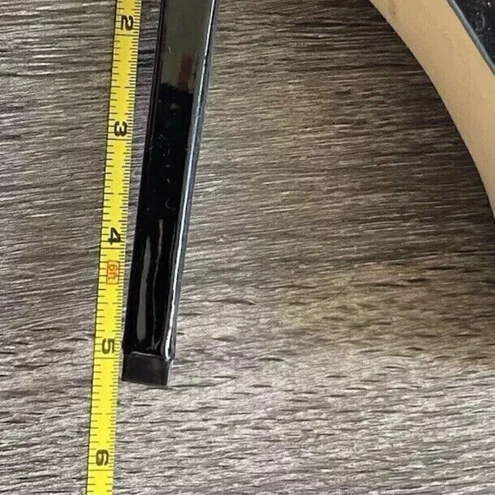 Nine West Women’s Black Velvet Pointed Toe Ankle Booties Size 8.5 Leopard Color - Image 9