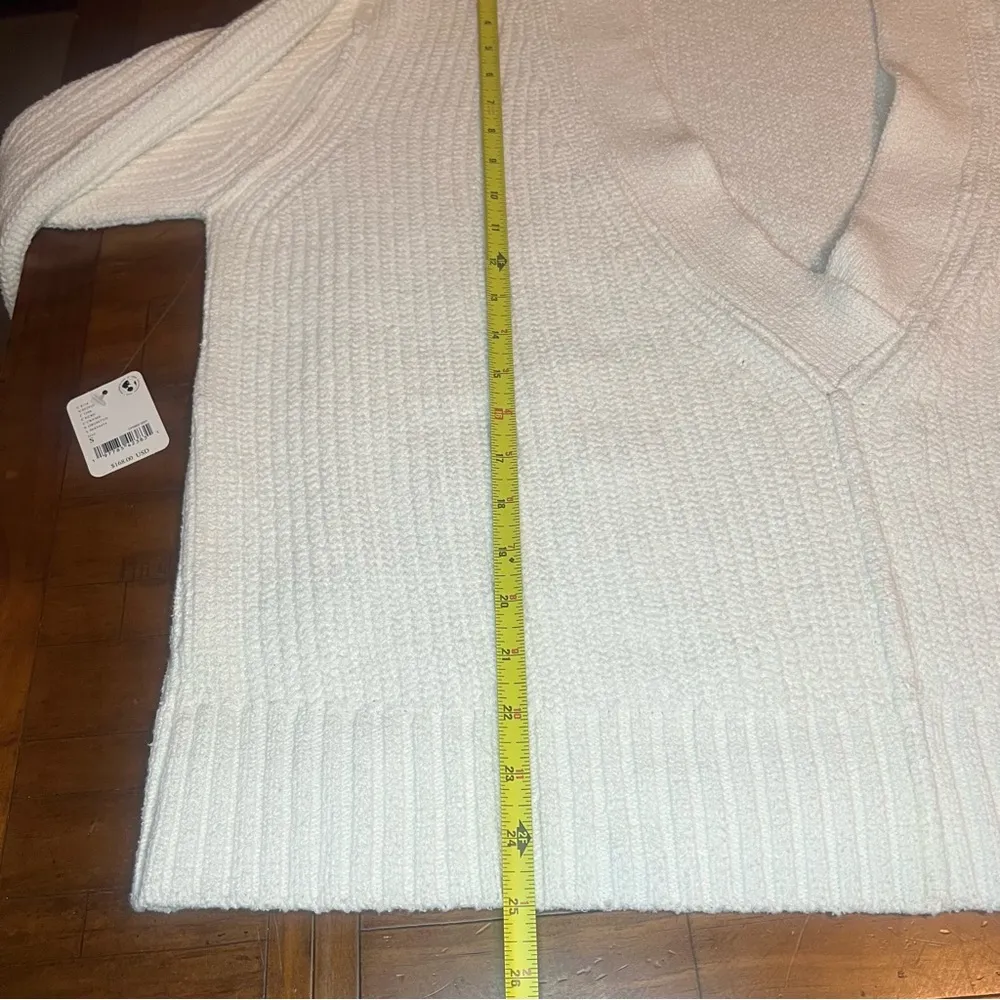 We The Free Still A Fan Pullover V Neck Reversible Sweater Size S - Image 12