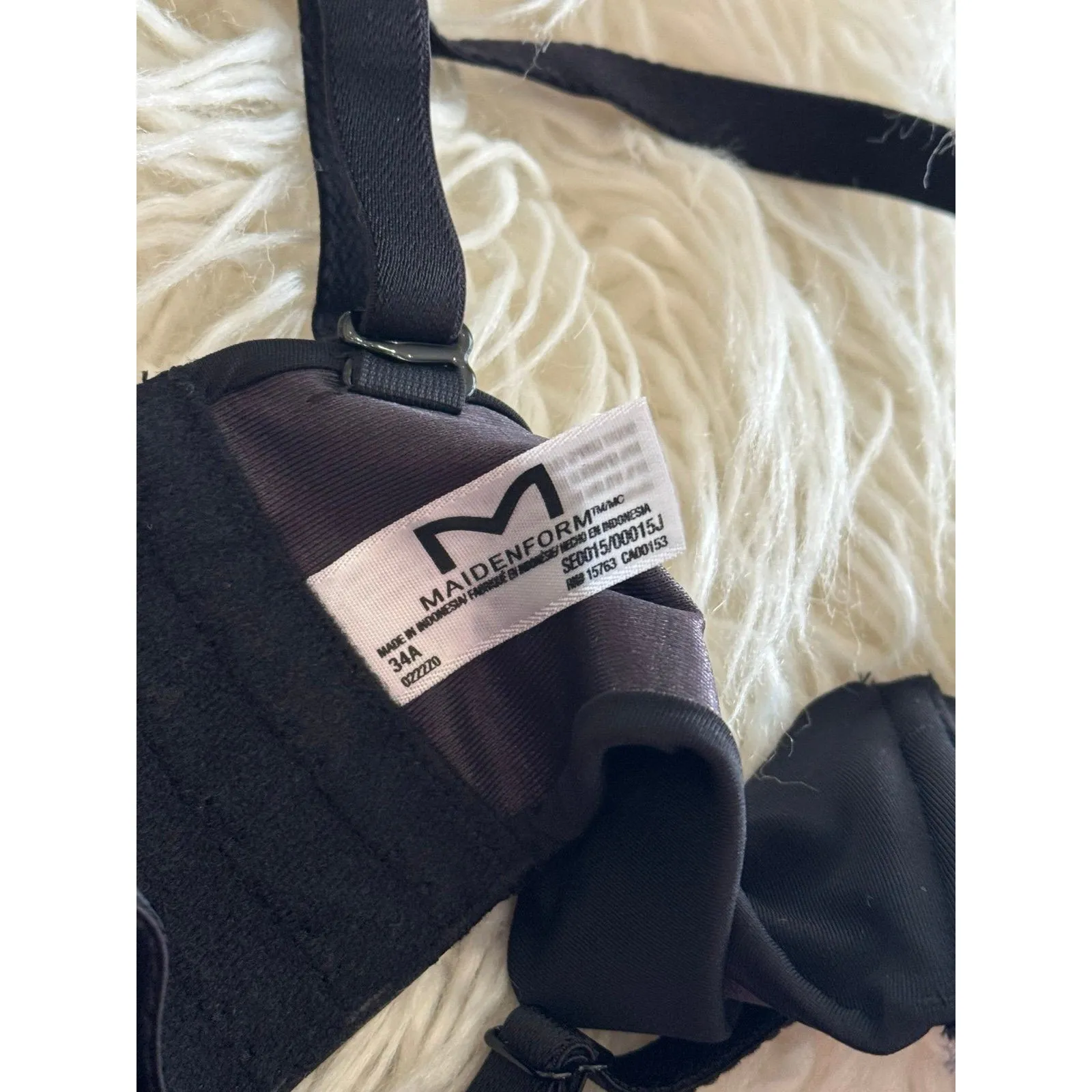 Maidenform Self Expressions Women's Wireless Strapless Bra SE0015 Black Size 34A - Image 9