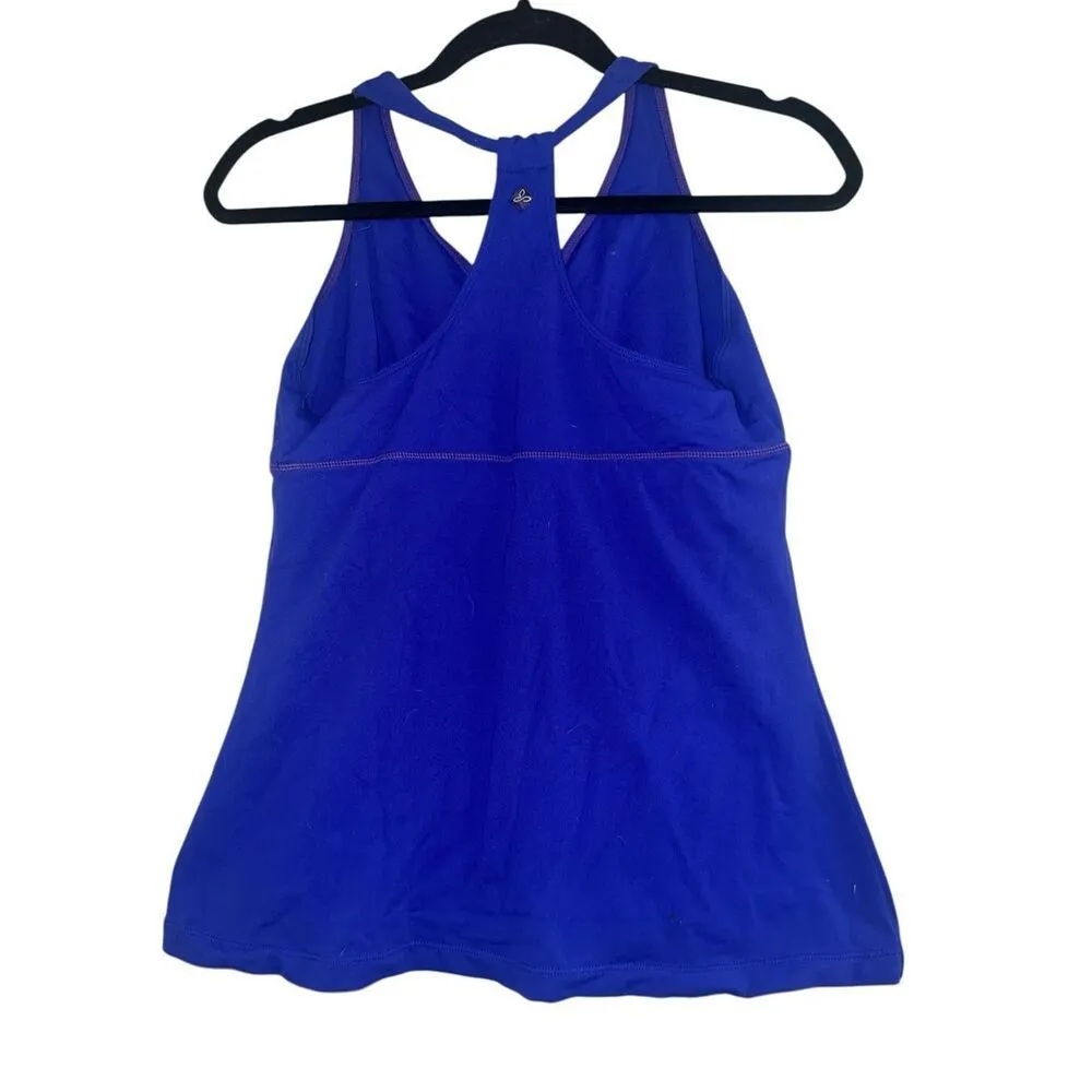 ✨PrAna Breathe Hope Sz Medium Tank Blue Twilight✨ - Image 3