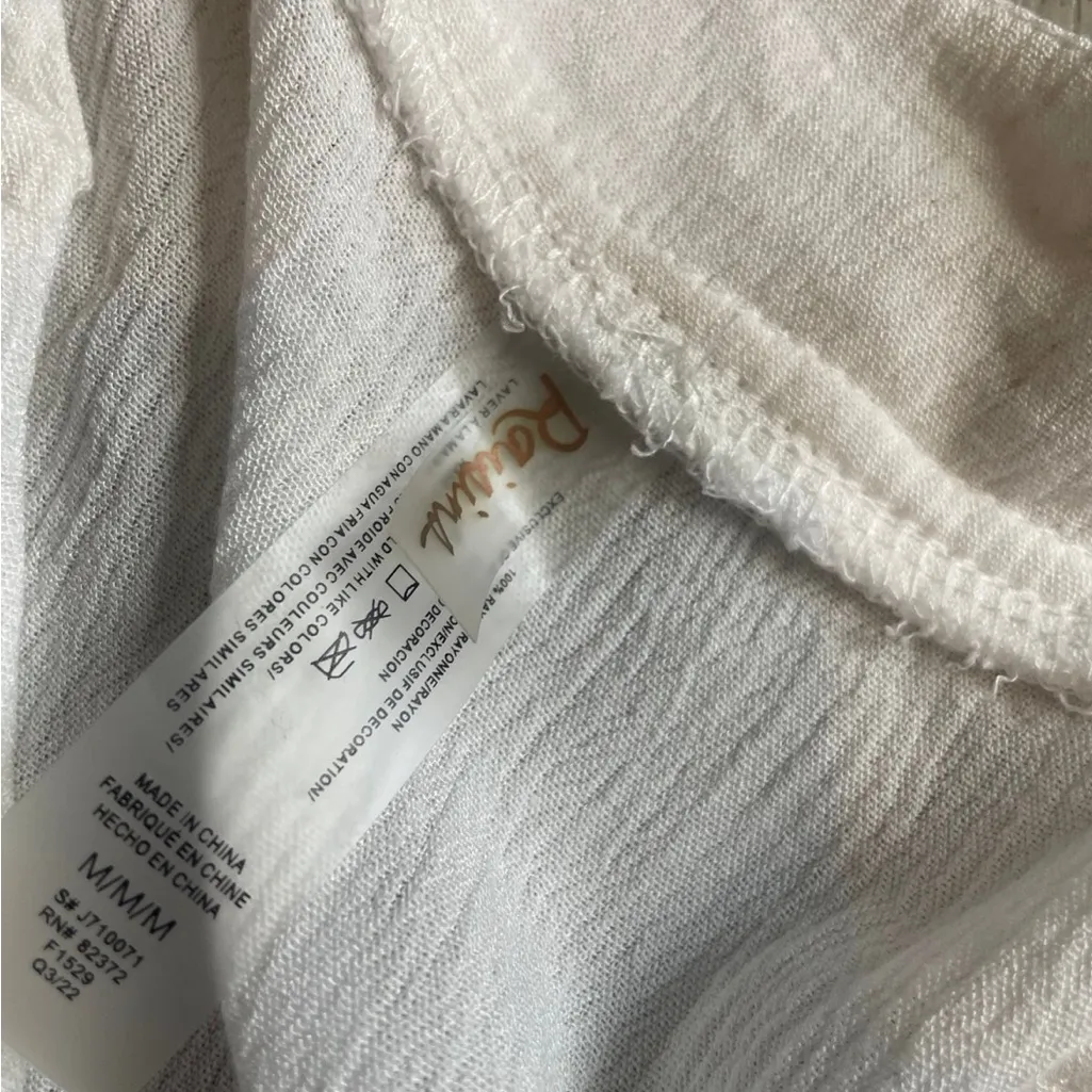 Raisins White Button-Down Swim Coverup - Image 2