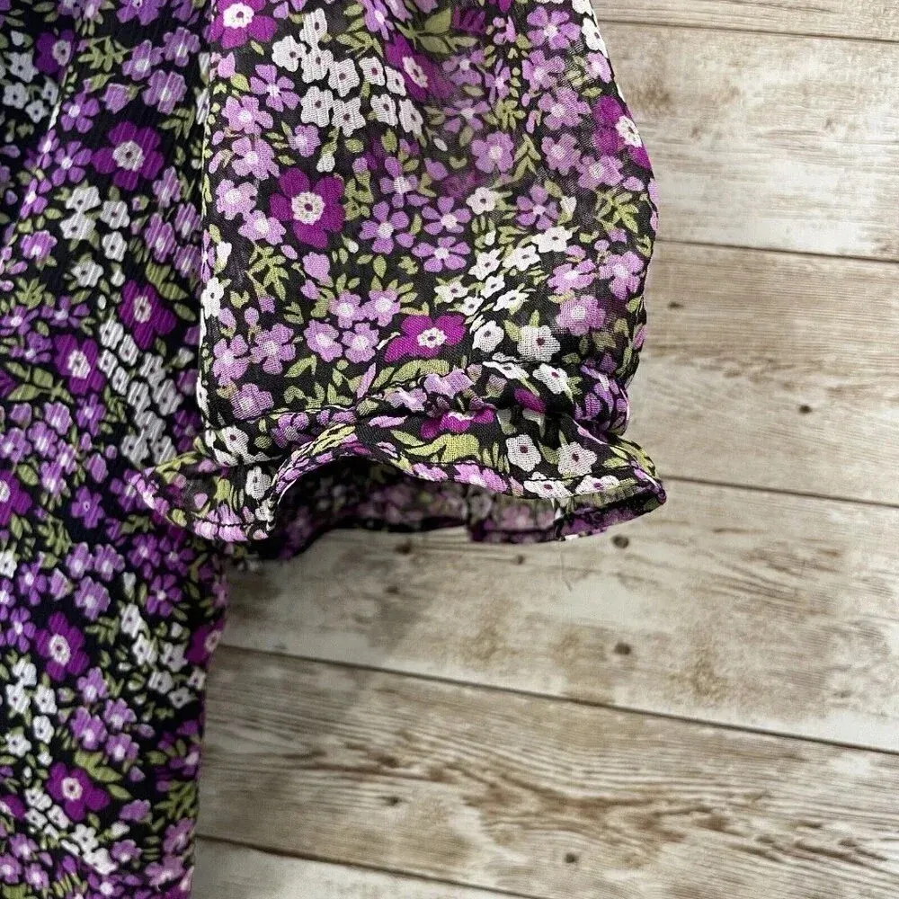 rabbit rabbit rabbit‎ DESIGNS Size 10 DRESS Purple Floral - Image 3