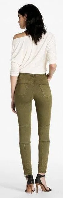 Green Sasha Ankle Zipper Super Skinny - Image 2