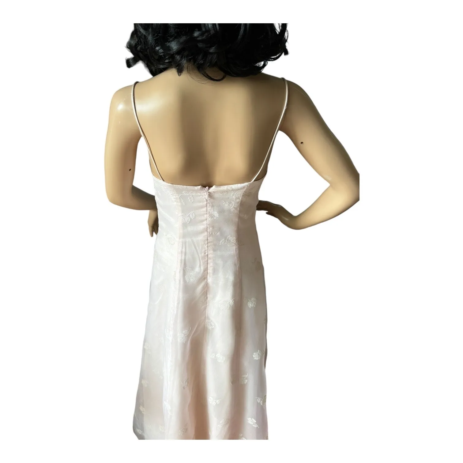 Jessica McClintock Gunne Sax Millennium 2000 pink Floral Gown Size small - Image 11