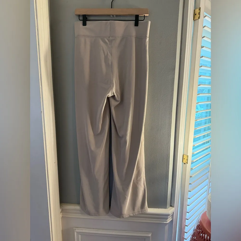 Move Theology Brown Pleated Wide Leg Pants for Casual Wear Tan Size L - Image 2