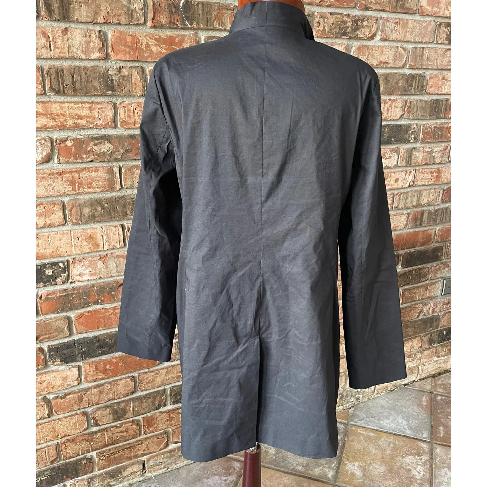 Eileen Fisher Black Open Jacket Size 16 Blazer Career Quiet Luxury - Image 2