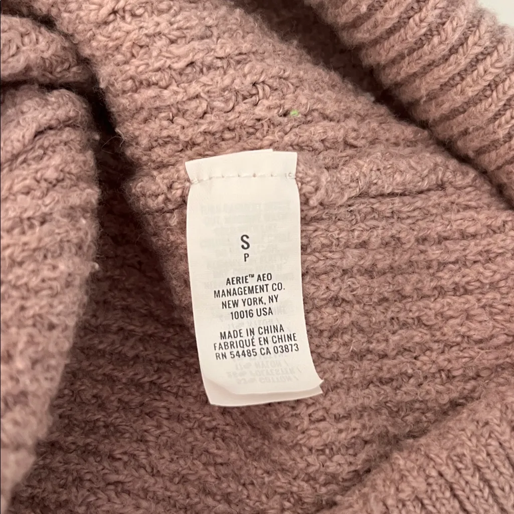 Aerie Oversized Hooded Shabby Chic Sweater - Image 3