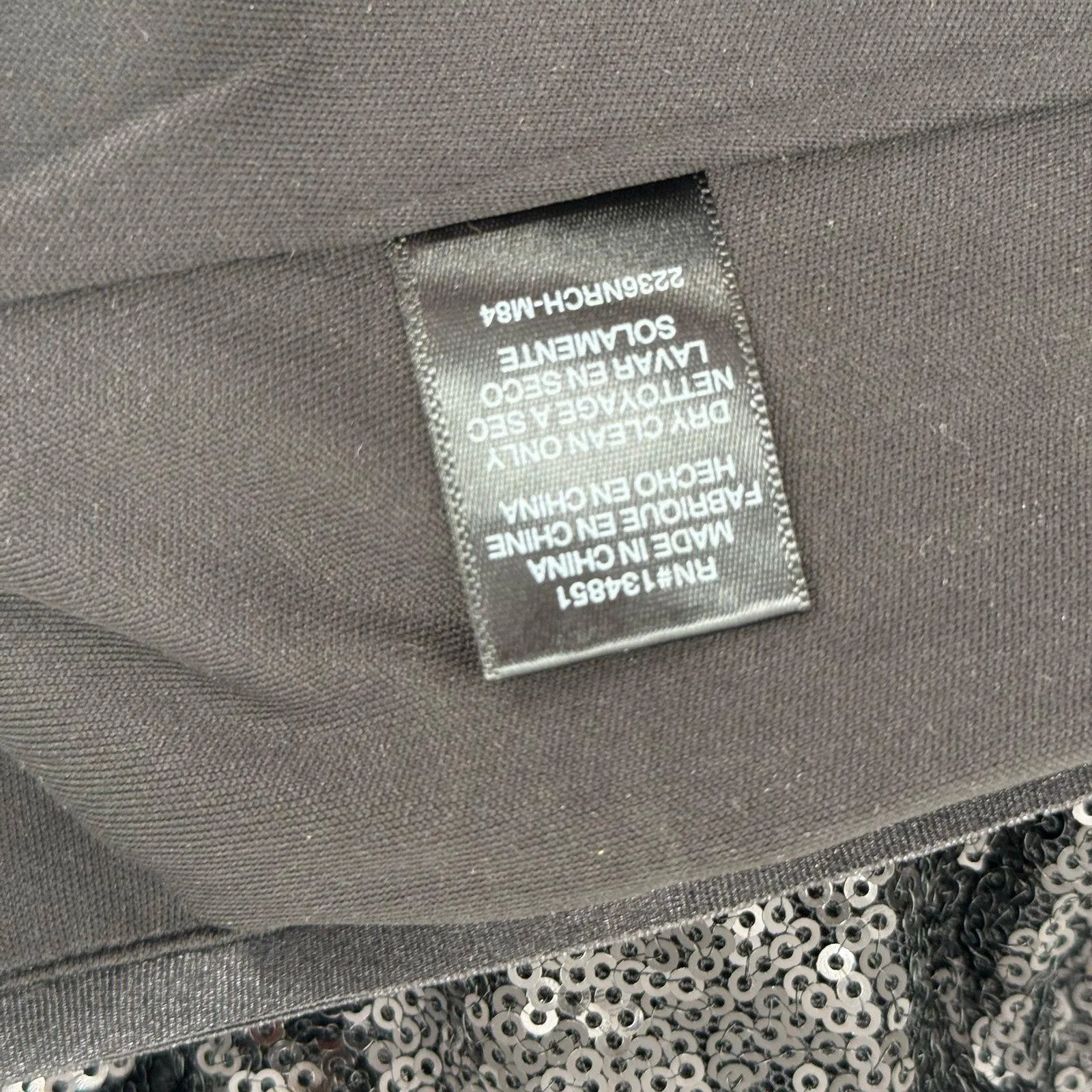 WAYF Leggings Size Small NWOT Black Sequin High Waisted NEW Holiday Cocktail - Image 14