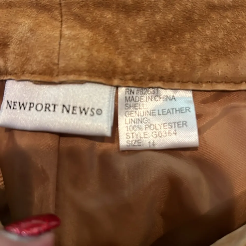 Newport News leather pants women’s size 14 - Image 4