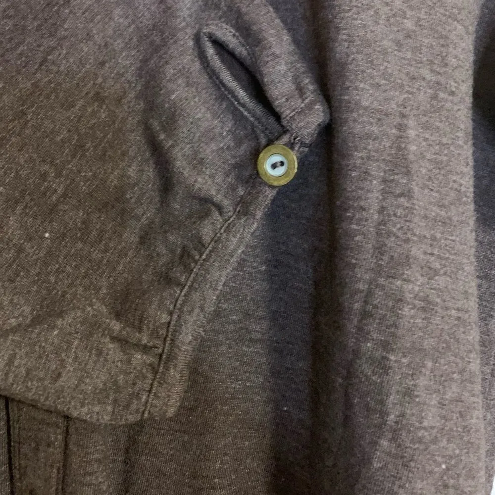 Free People Brown Tunic Shirt dress size L‎ - Image 5