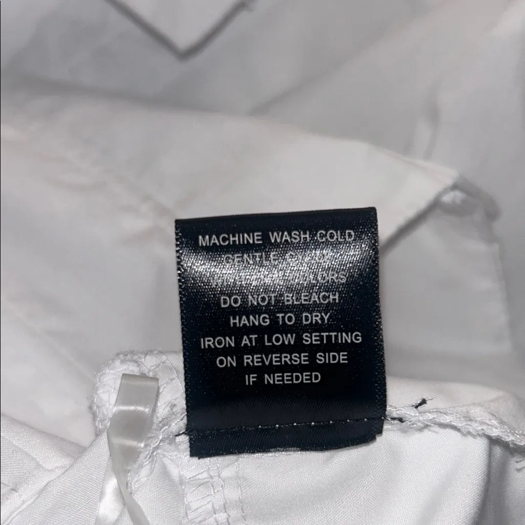 J for Justify  Crisp White Button-Down Shirt - Image 10