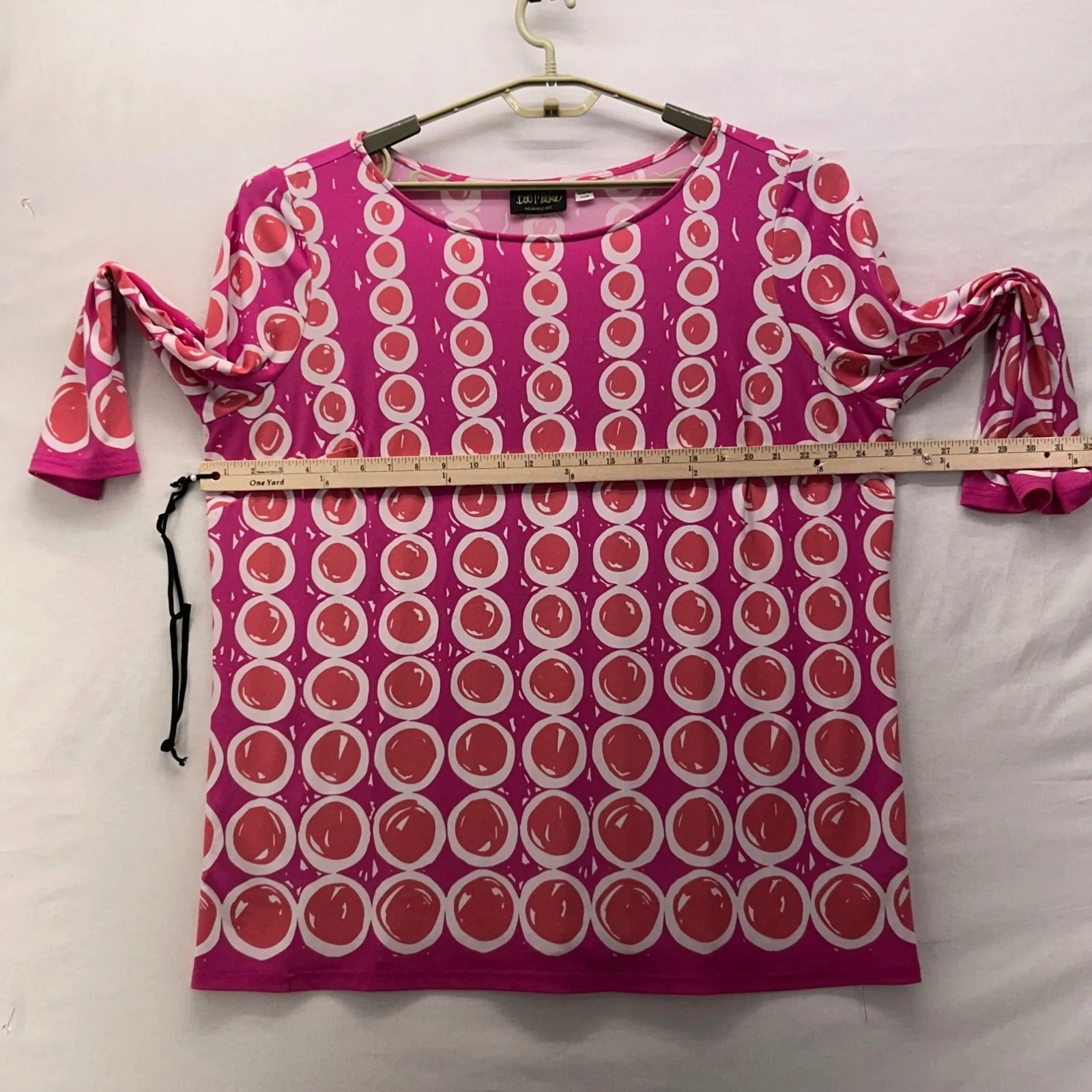Bob Mackie Tunic Top Pink 1X - Image 10