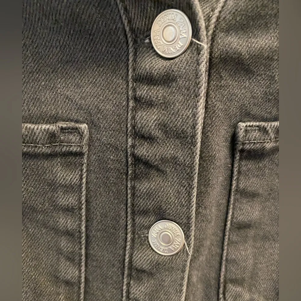 Zara denim black dress - Image 6