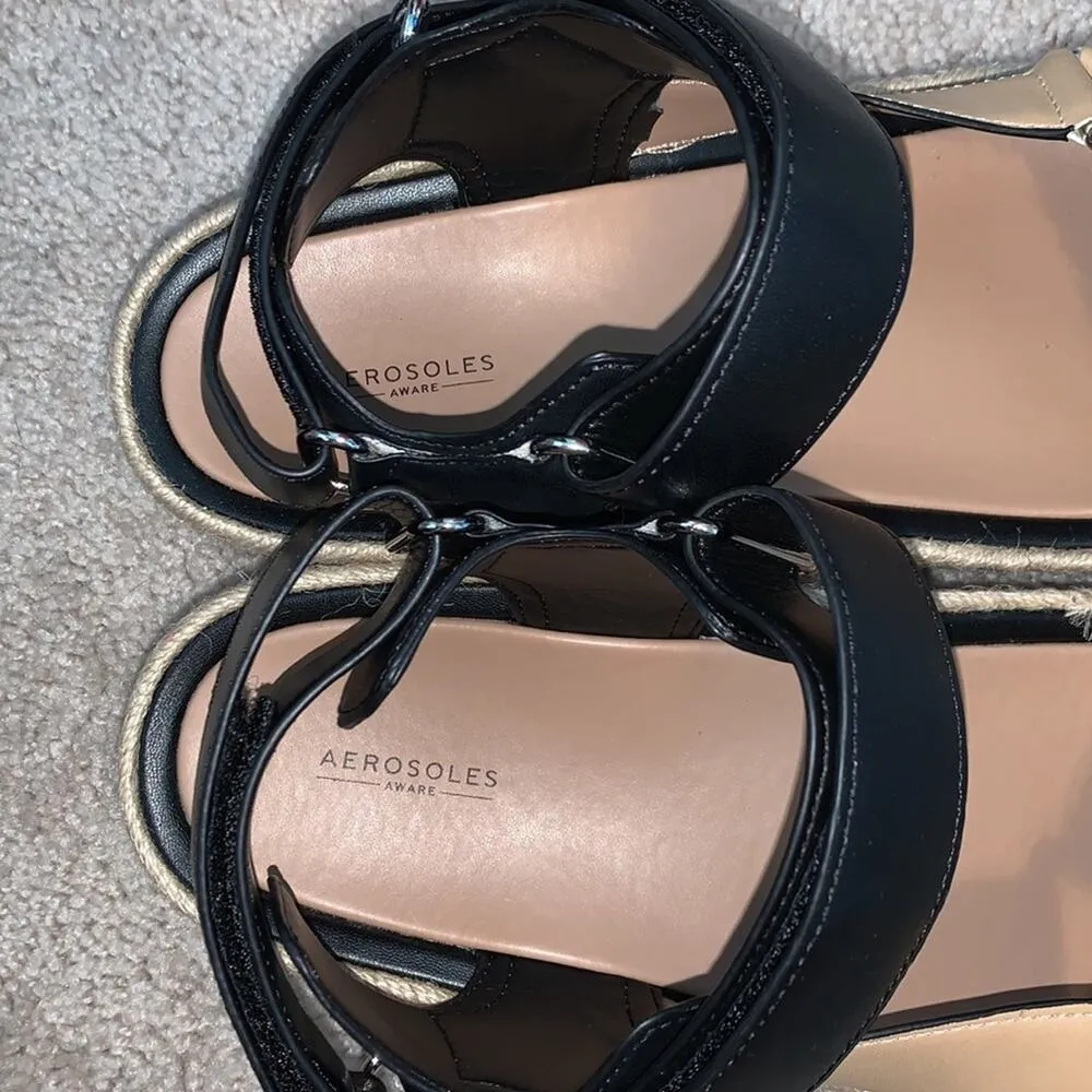 Aerosoles Dave Espadrille Platform Wedge Sandal Sz 10.5 M - NWT - Image 6