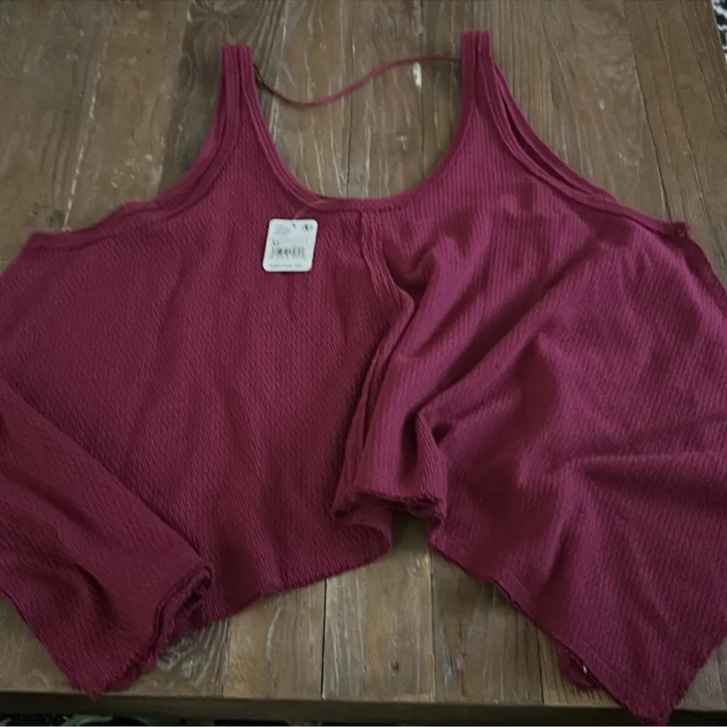 NWT We the Free People Sing La La Handkerchief Tank Gone Gogi Size XS Oversized - Image 7