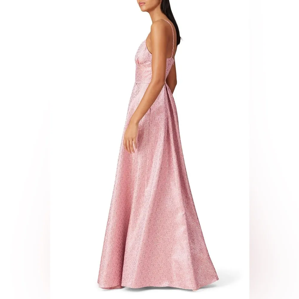 Sau Lee Ada Gown Pink Size 10 - Image 2
