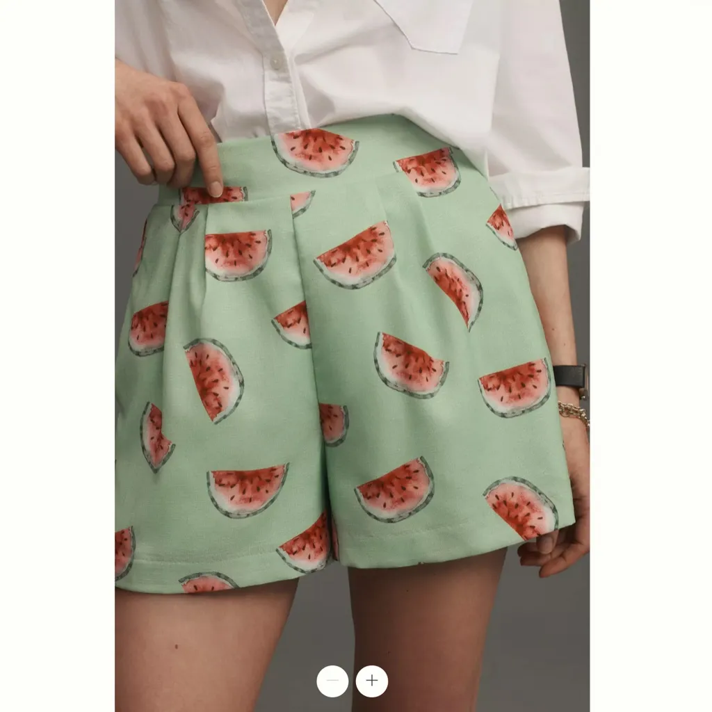 Anthropologie Hutch Printed Pleated Shorts - Image 2