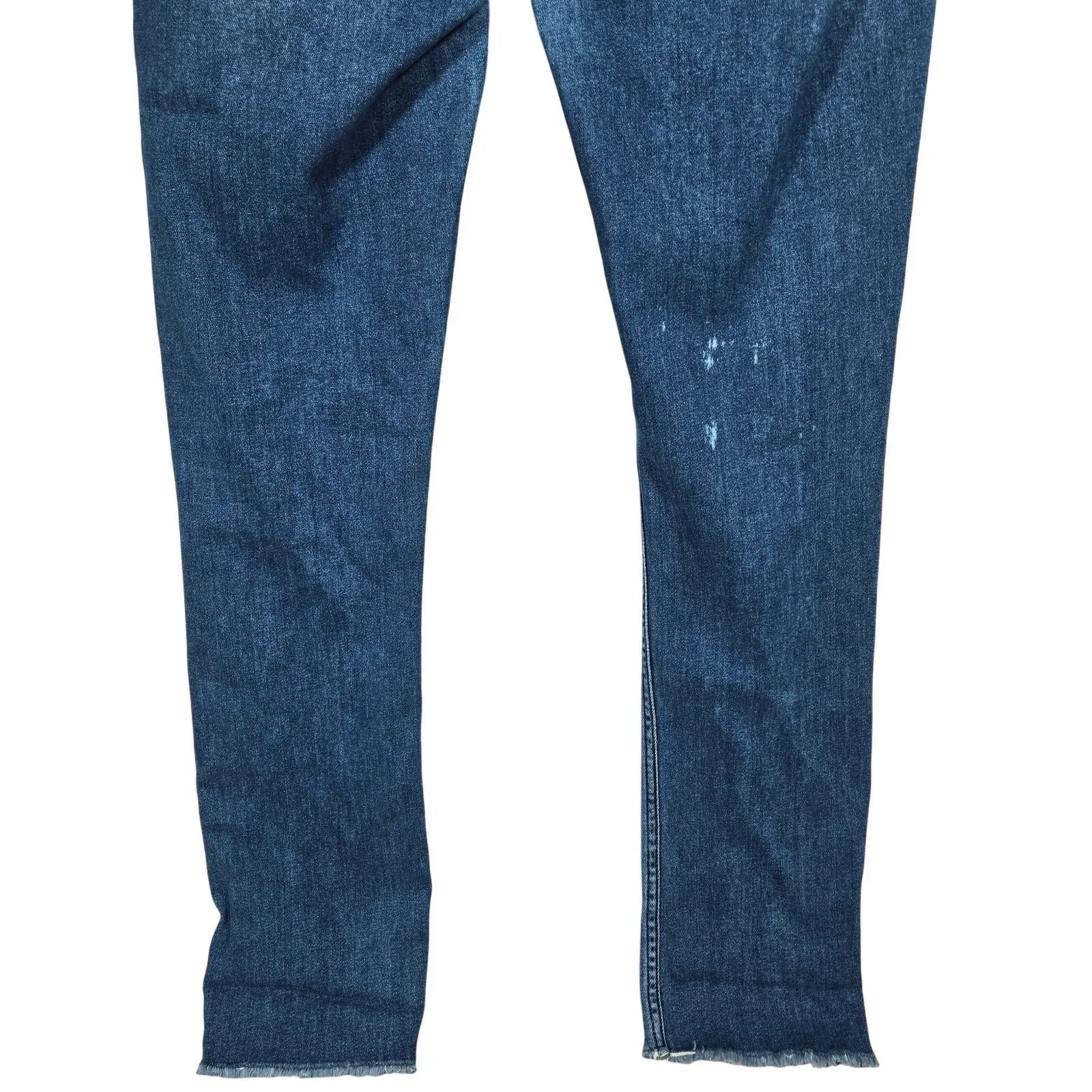 VIGOSS Marley Skinny Jeans Women's Blue Distressed Frayed Hem Size 31‎ - Image 6