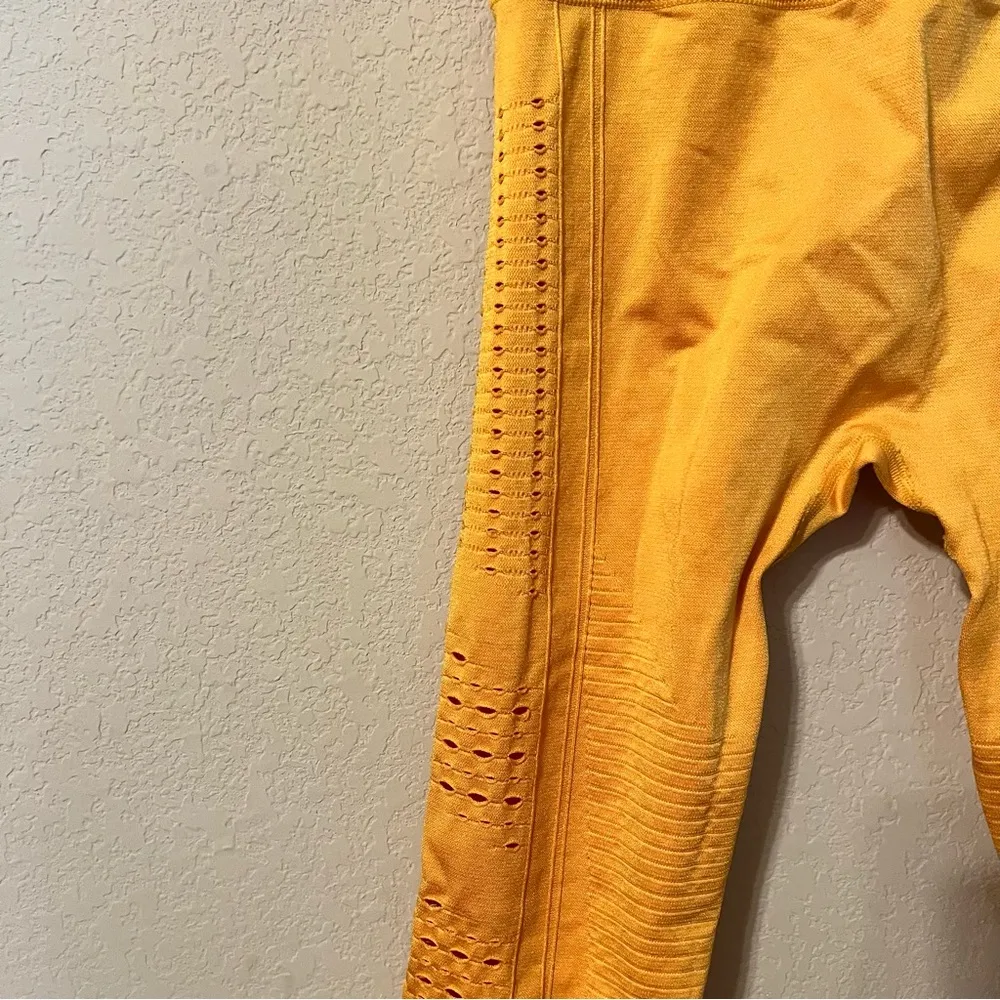 Gymshark Yellow Glow Seamless Leggings - Image 8