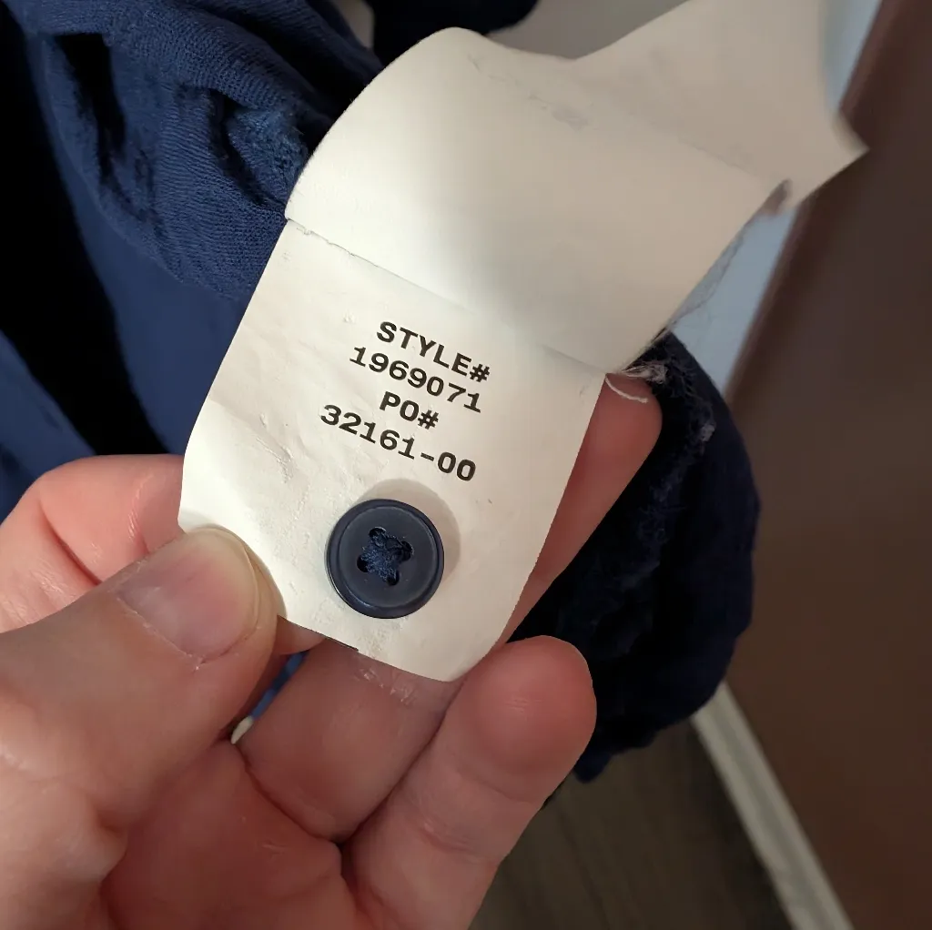 PrAna Scheena Oversized Yoga Shirt Women's Medium Navy - Image 6