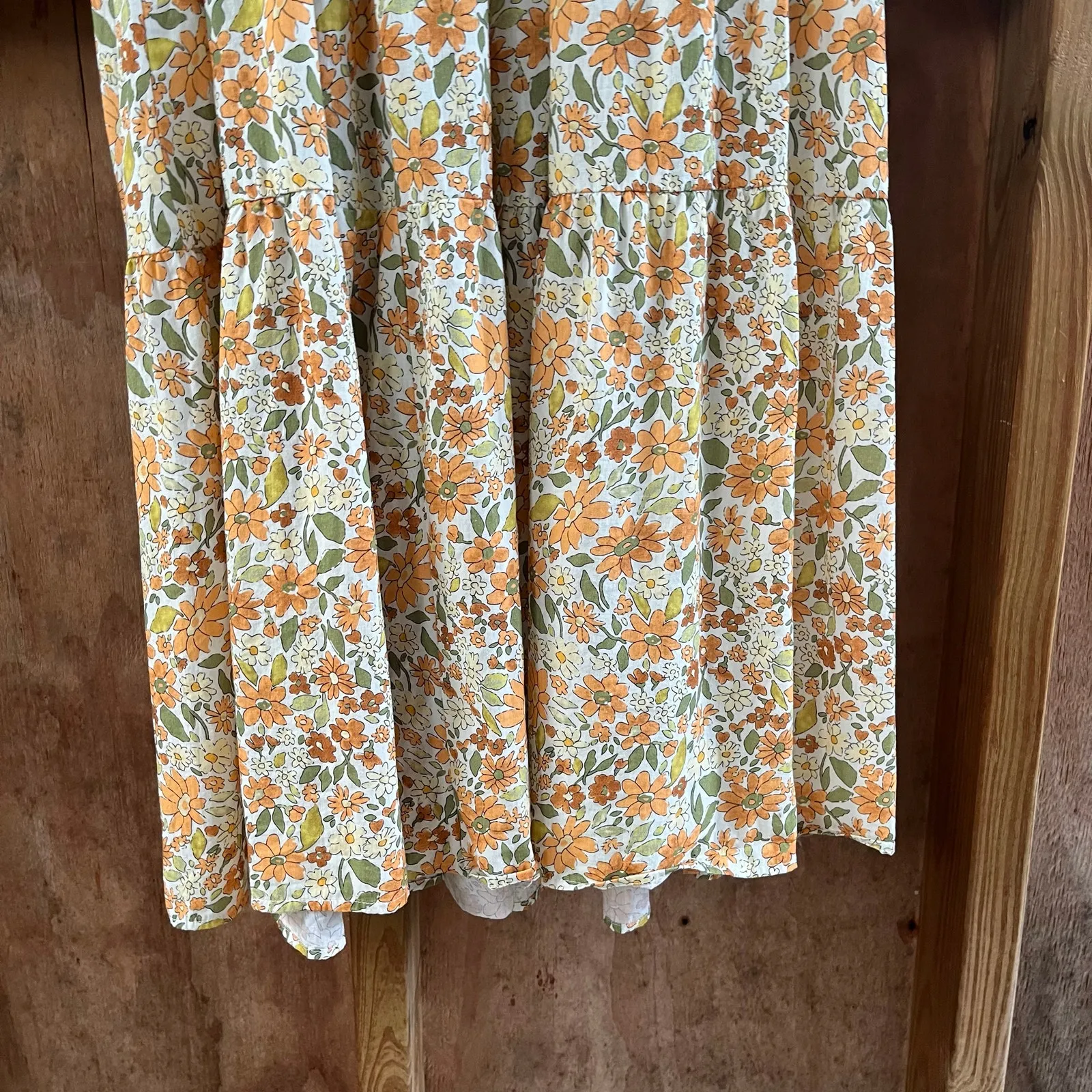 Easel Women's Yellow Floral Halter Neck Sleeveless Midi Dress Size M - Image 5